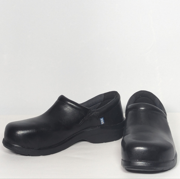 NEW Timberland Womens Newbury ESD Leather Slip-on AL Sz 8 black - Picture 2 of 4